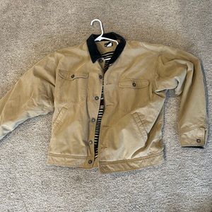 VINTAGE Patagonia jacket with warm, colorful fleece lining.